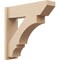 Ekena Millwork 7 1/2-in W x 26-in D x 26-in H Balboa Slat Rough Cedar Woodgrain TimberThane Outlooker, Primed Tan OUTUR075X26X26BOA24RCPR - alternate 1